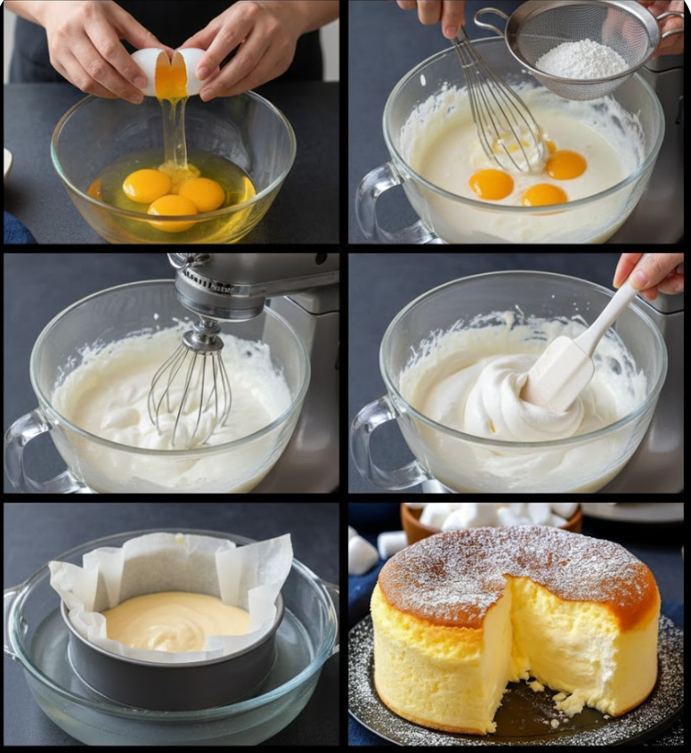 Soufflé Fluffy Yogurt Cake
