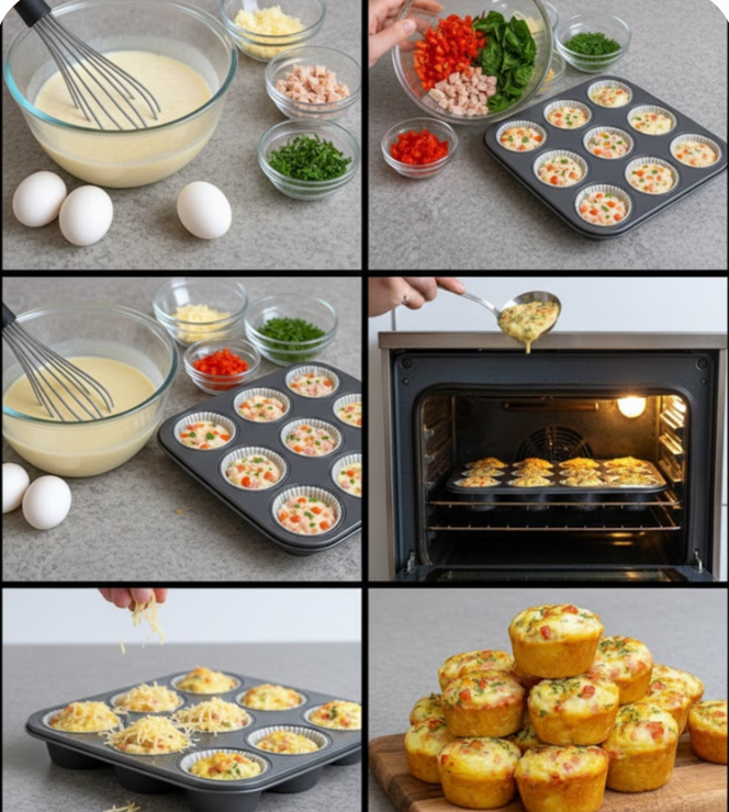 Vegetable Omelet Muffins