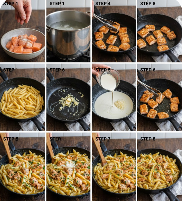 Creamy Salmon Pasta