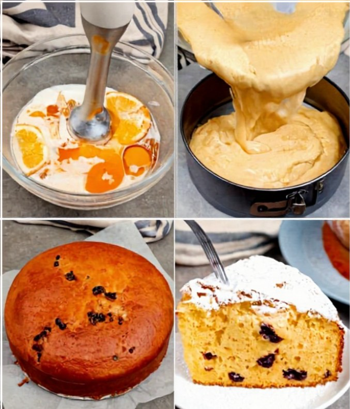 Orange Chocolate Chip Cake